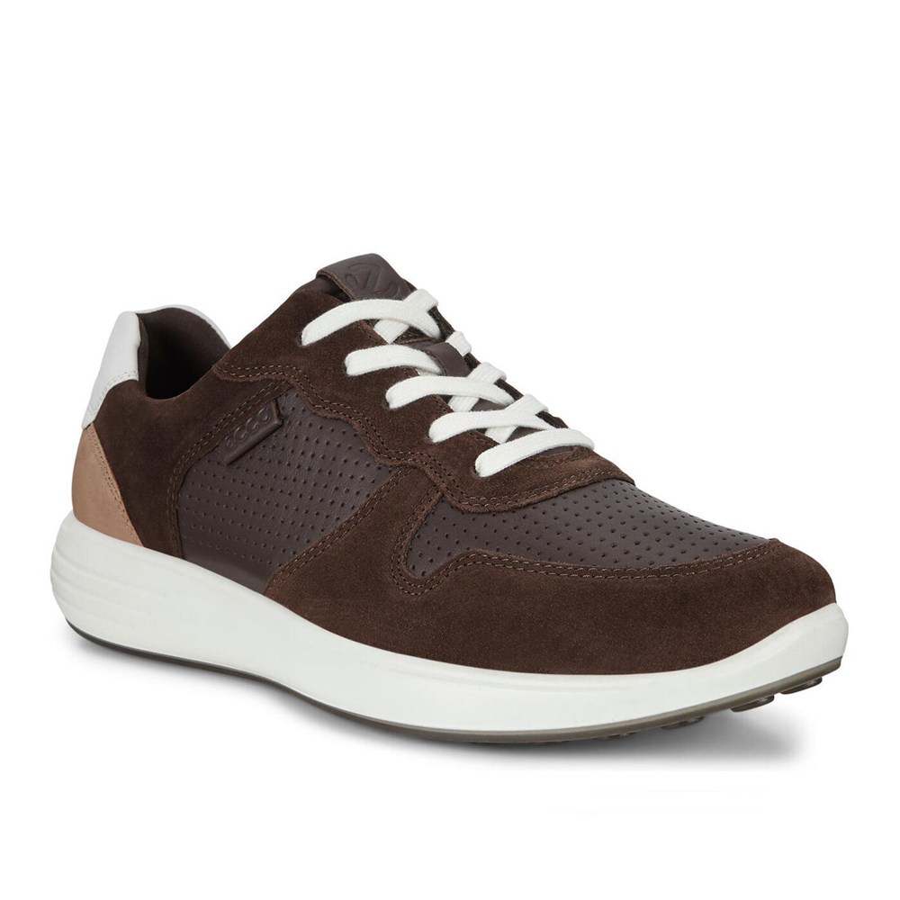 Tenis Hombre - ECCO Soft 7 Runner Perforateds - Marrom - OWR792583